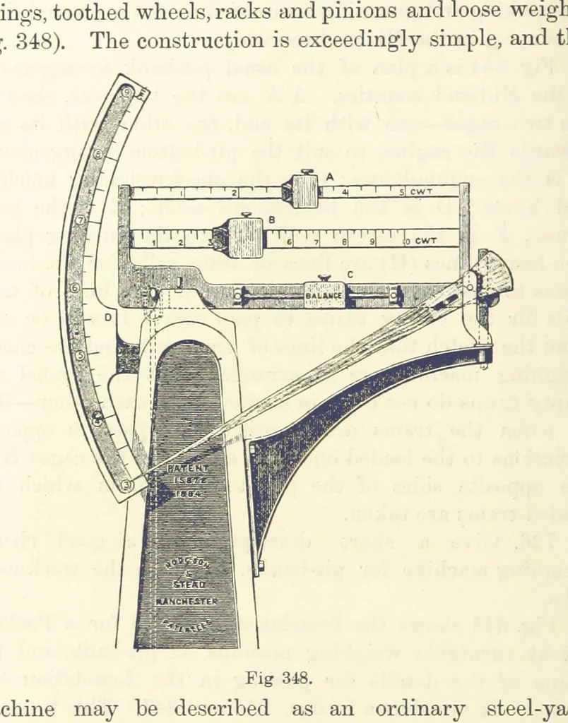 An illustration from A Comprehensive Reference Book on Practical Coal Mining ... Fourth edition, 1891, leaf 582