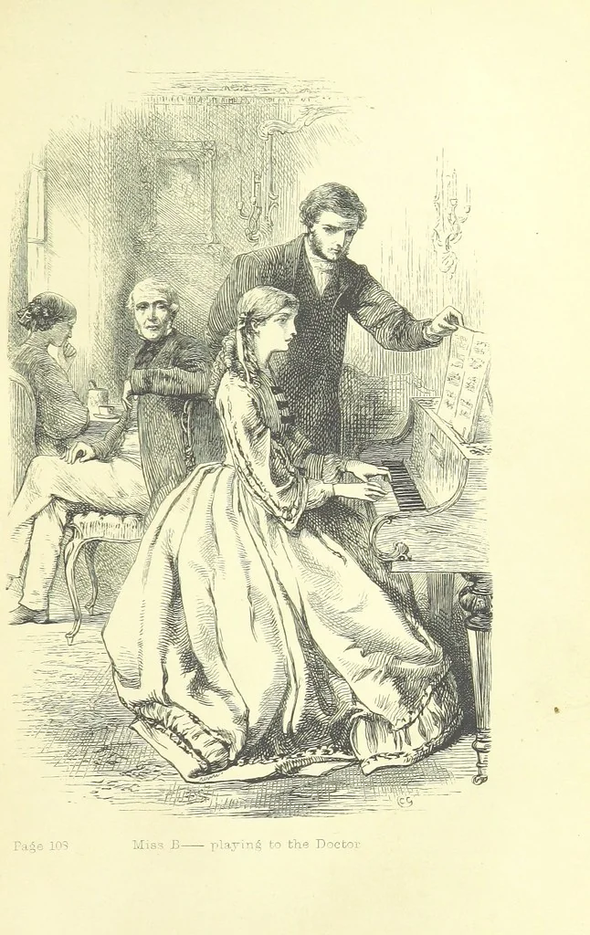 An illustration from Passages from the Diary of a Late Physician ... First series, 1864, leaf 141