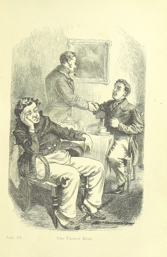 An illustration from Passages from the Diary of a Late Physician ... First series, 1864, leaf 207