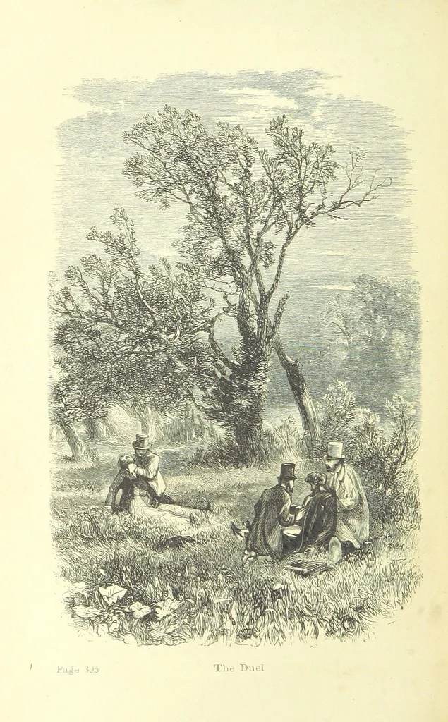An illustration from Passages from the Diary of a Late Physician ... First series, 1864, leaf 346