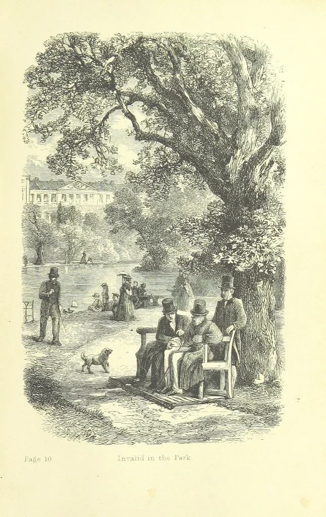 An illustration from Passages from the Diary of a Late Physician ... First series, 1864, leaf 35
