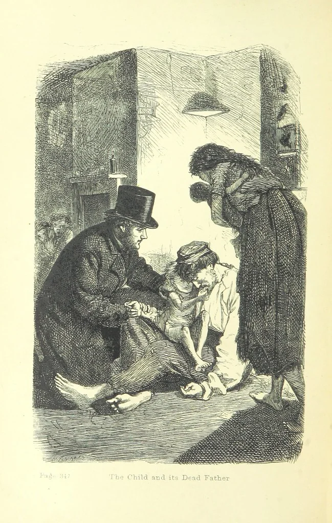 An illustration from Passages from the Diary of a Late Physician ... First series, 1864, leaf 390