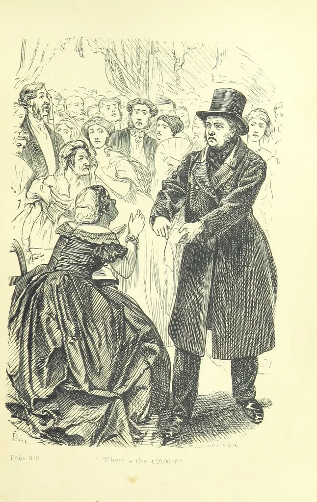 An illustration from Passages from the Diary of a Late Physician ... First series, 1864, leaf 401
