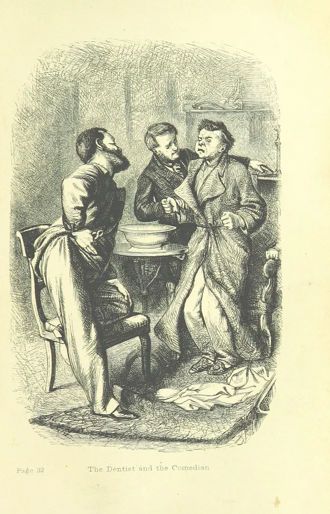 An illustration from Passages from the Diary of a Late Physician ... First series, 1864, leaf 59