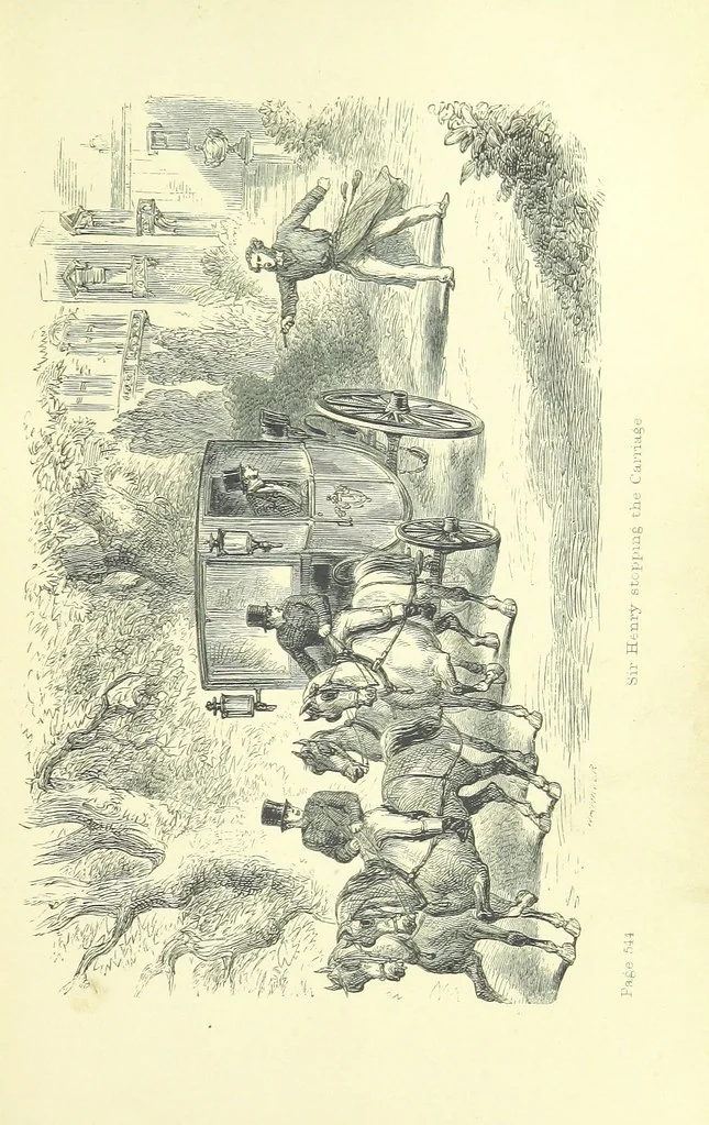 An illustration from Passages from the Diary of a Late Physician ... First series, 1864, leaf 601