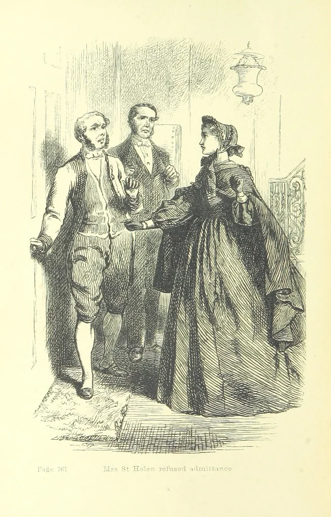 An illustration from Passages from the Diary of a Late Physician ... First series, 1864, leaf 830