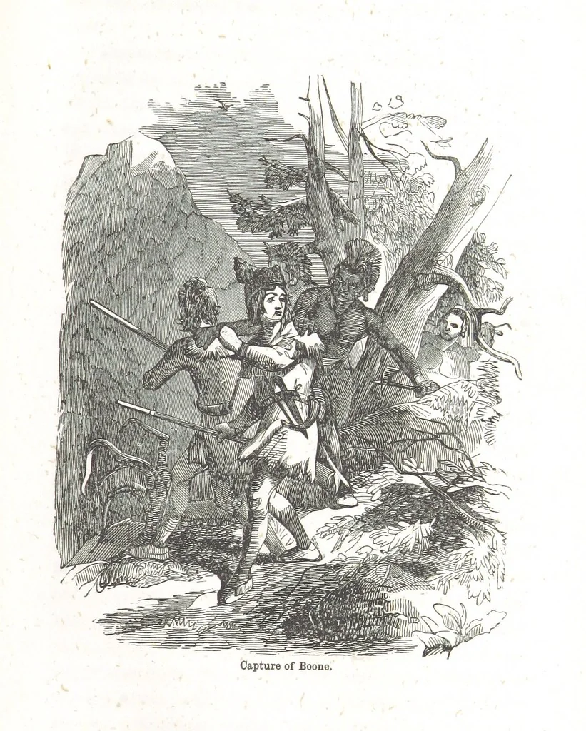 An illustration from Nights in a block house: or, sketches of border life, etc, 1852, leaf 101