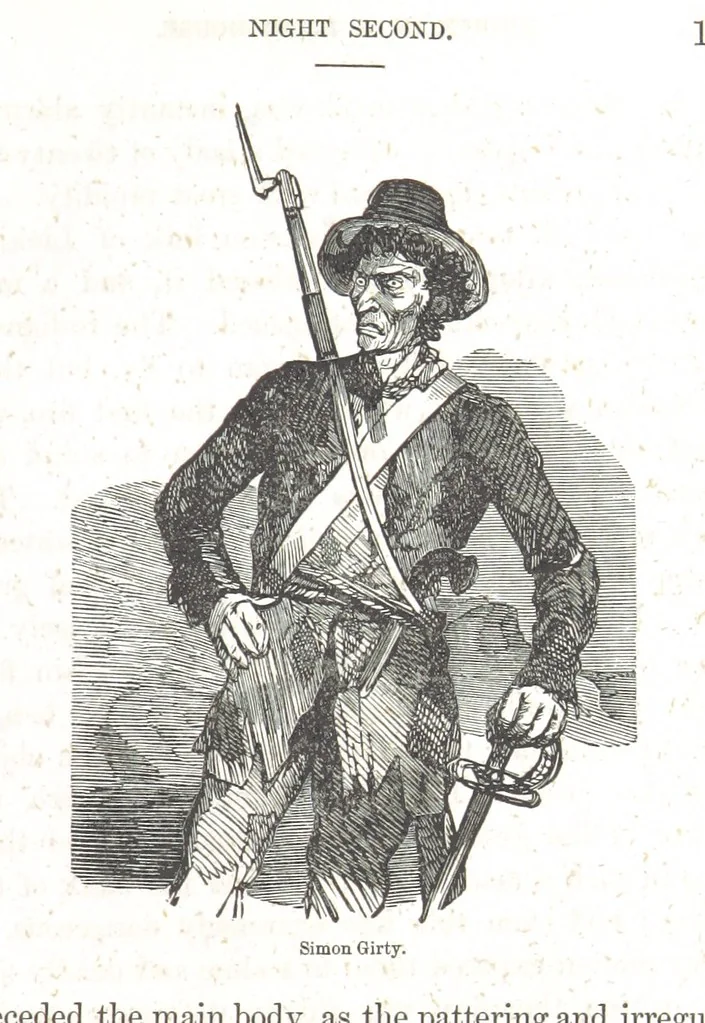 An illustration from Nights in a block house: or, sketches of border life, etc, 1852, leaf 117