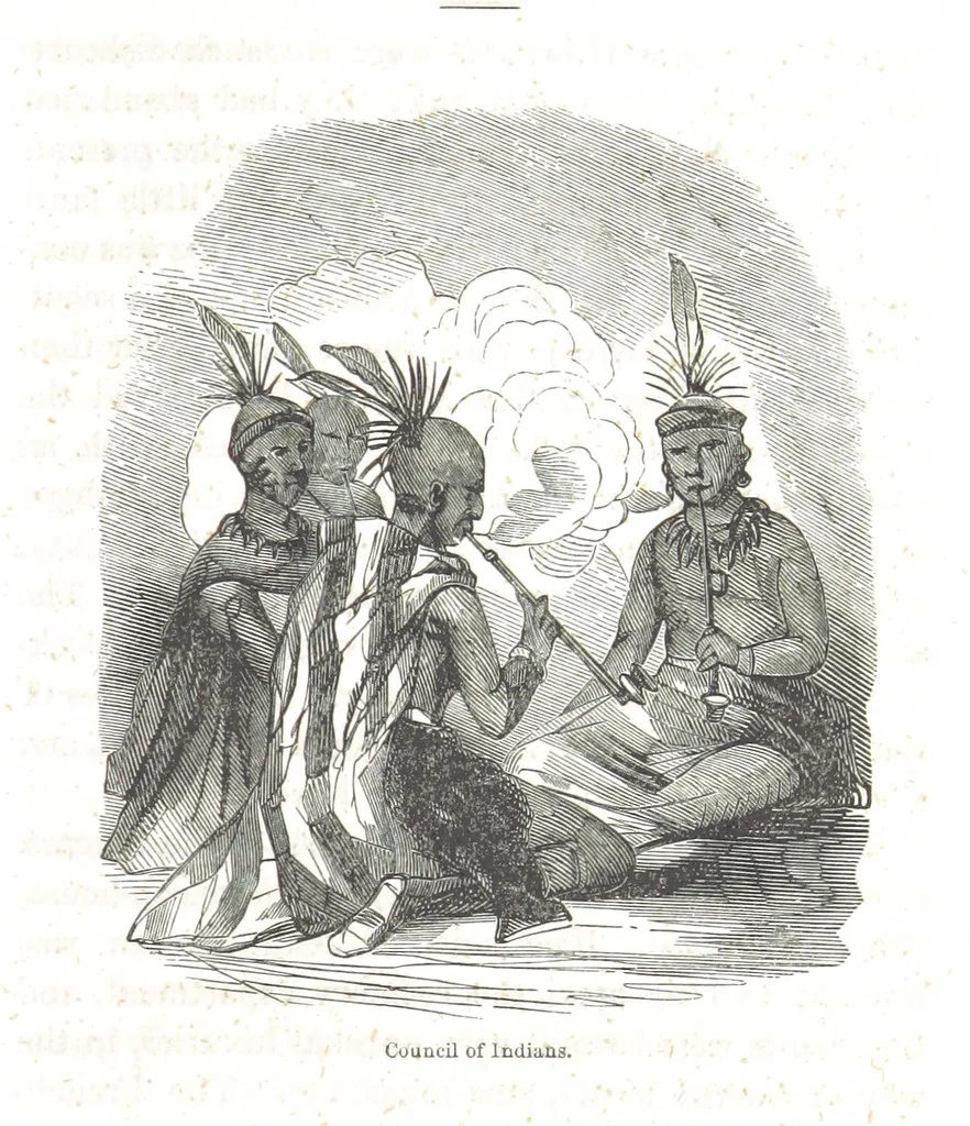 An illustration from Nights in a block house: or, sketches of border life, etc, 1852, leaf 139