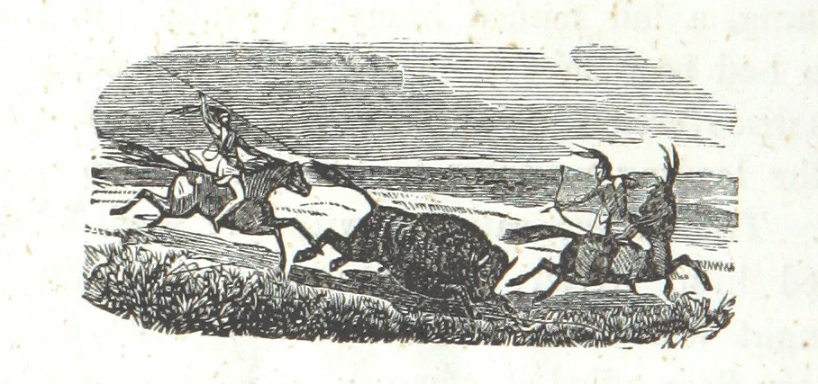 An illustration from Nights in a block house: or, sketches of border life, etc, 1852, leaf 254