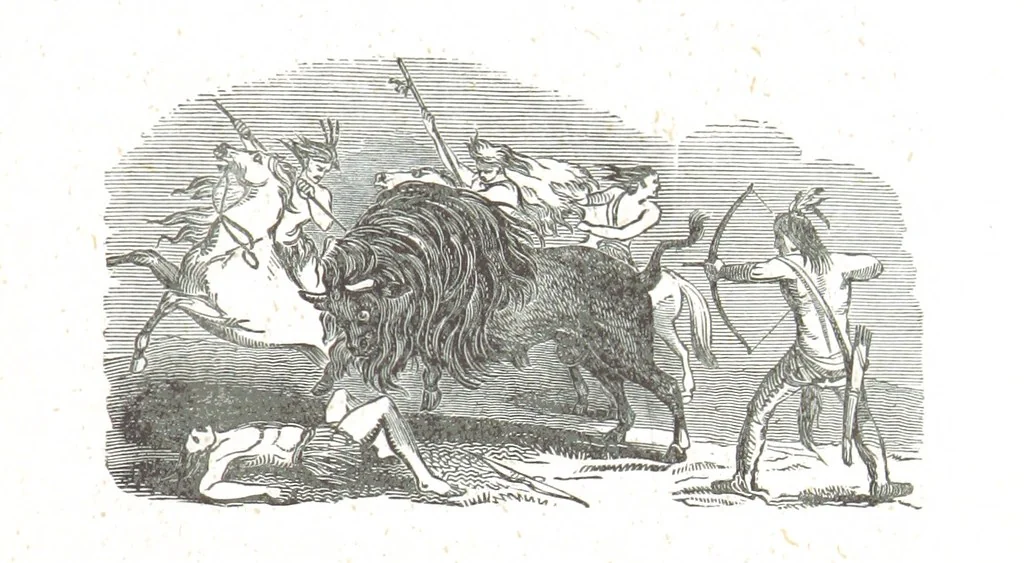An illustration from Nights in a block house: or, sketches of border life, etc, 1852, leaf 257