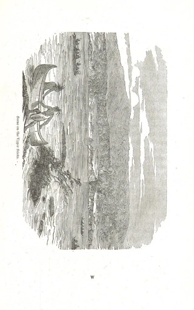 An illustration from Nights in a block house: or, sketches of border life, etc, 1852, leaf 259
