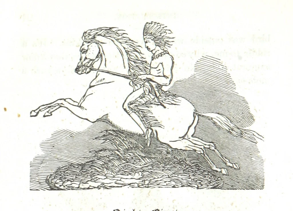 An illustration from Nights in a block house: or, sketches of border life, etc, 1852, leaf 28