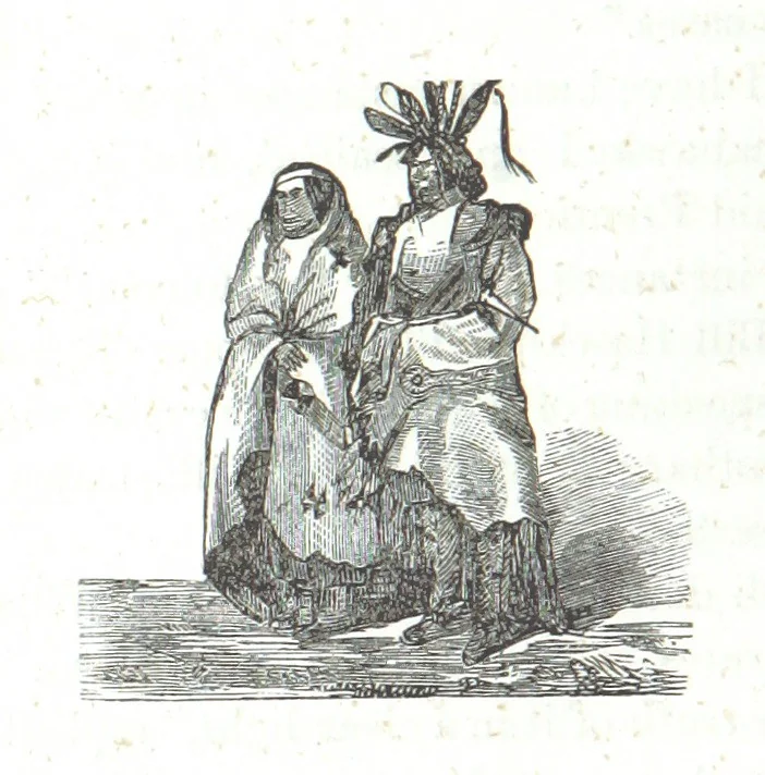An illustration from Nights in a block house: or, sketches of border life, etc, 1852, leaf 308