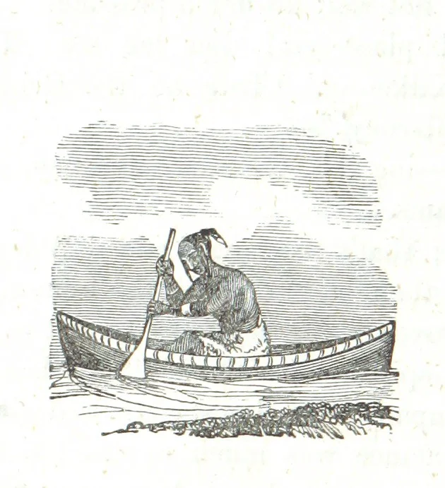 An illustration from Nights in a block house: or, sketches of border life, etc, 1852, leaf 314