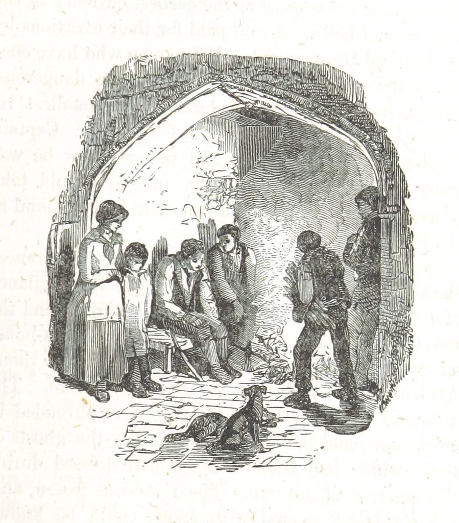 An illustration from Nights in a block house: or, sketches of border life, etc, 1852, leaf 323
