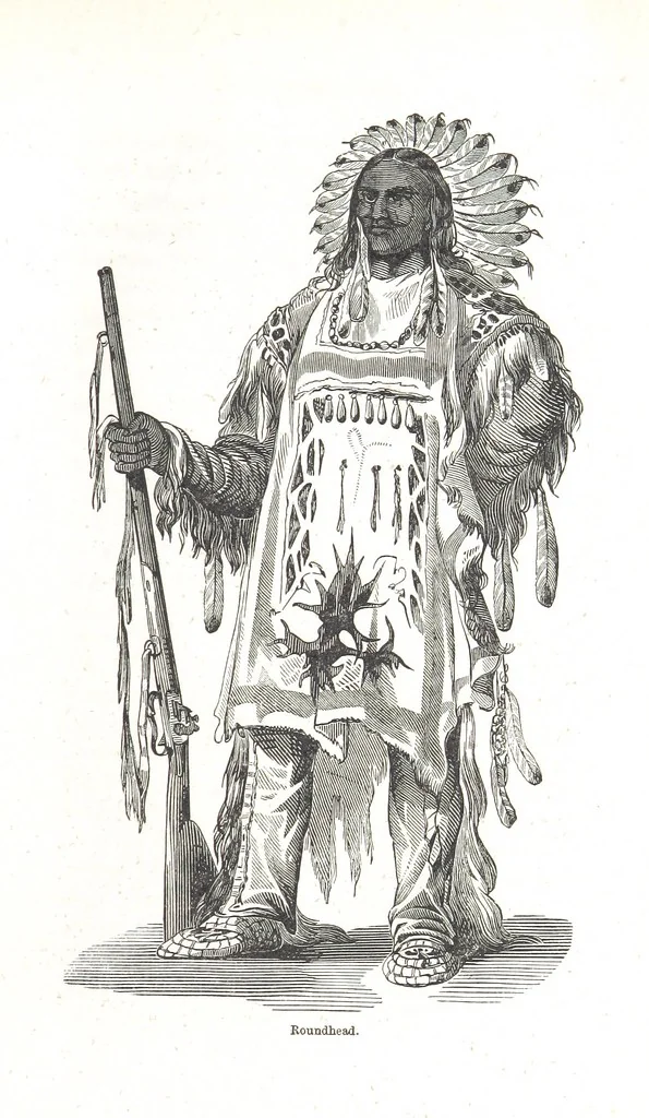 An illustration from Nights in a block house: or, sketches of border life, etc, 1852, leaf 329