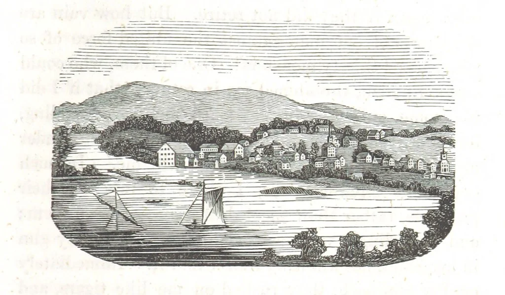 An illustration from Nights in a block house: or, sketches of border life, etc, 1852, leaf 335