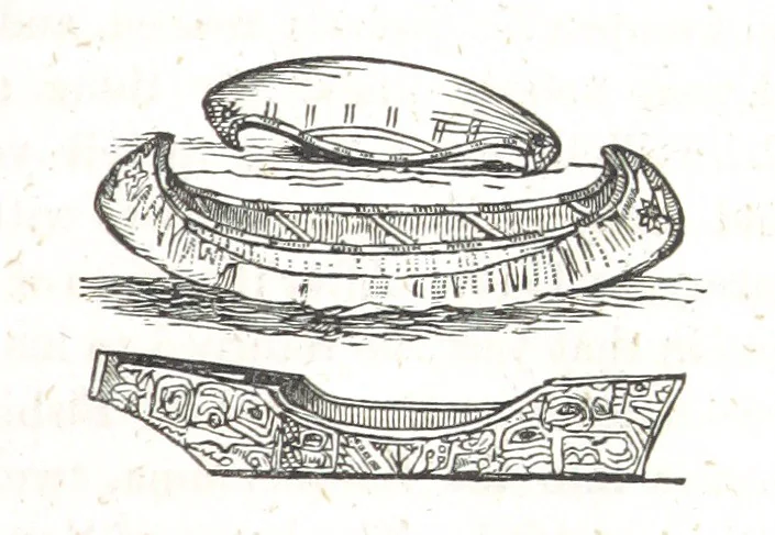 An illustration from Nights in a block house: or, sketches of border life, etc, 1852, leaf 349