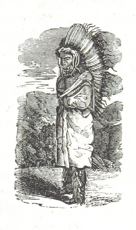 An illustration from Nights in a block house: or, sketches of border life, etc, 1852, leaf 403