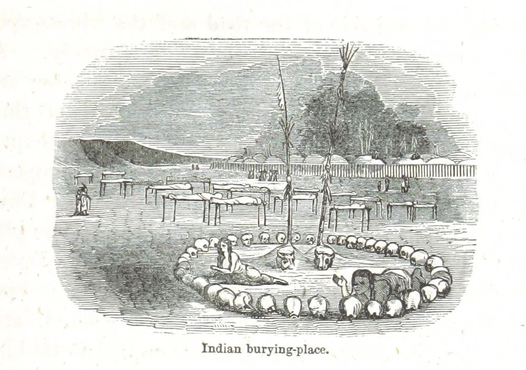 An illustration from Nights in a block house: or, sketches of border life, etc, 1852, leaf 425
