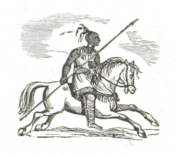 An illustration from Nights in a block house: or, sketches of border life, etc, 1852, leaf 430