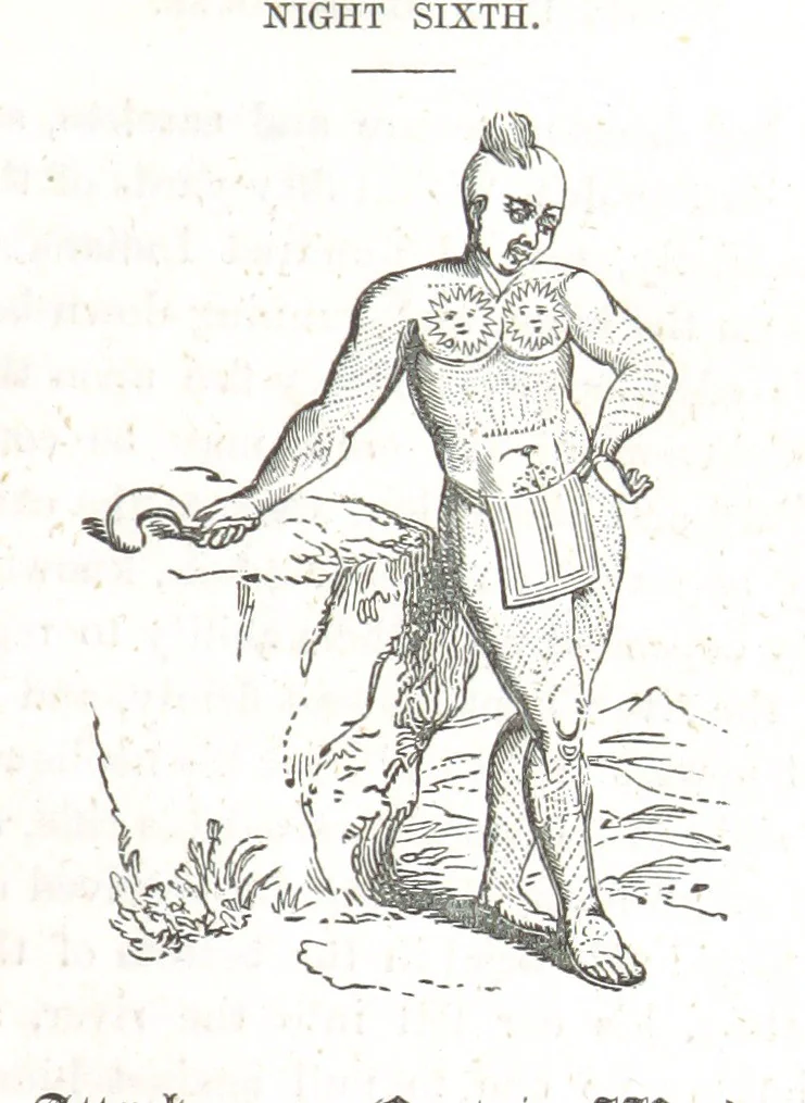 An illustration from Nights in a block house: or, sketches of border life, etc, 1852, leaf 433