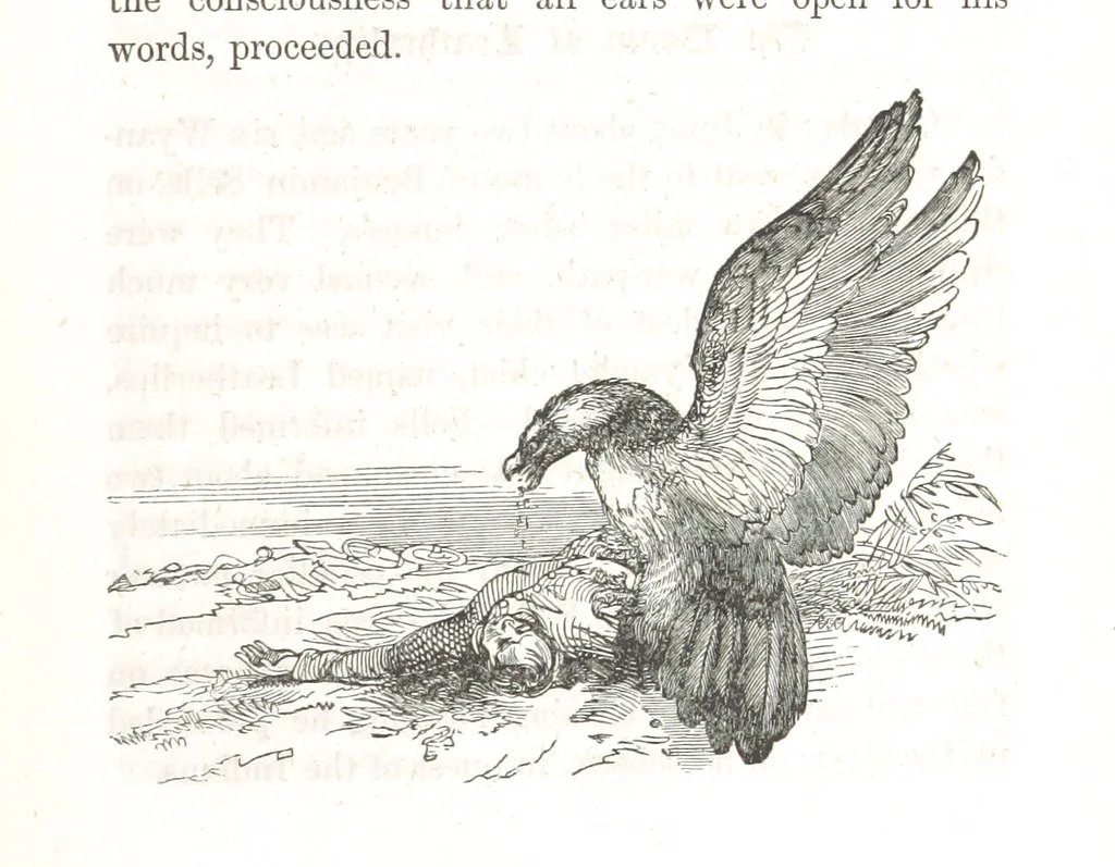 An illustration from Nights in a block house: or, sketches of border life, etc, 1852, leaf 441
