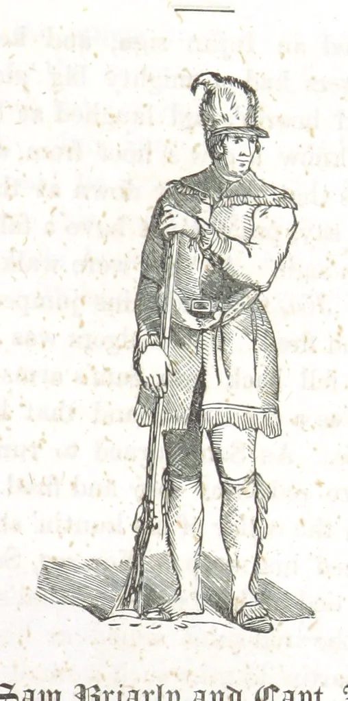 An illustration from Nights in a block house: or, sketches of border life, etc, 1852, leaf 45