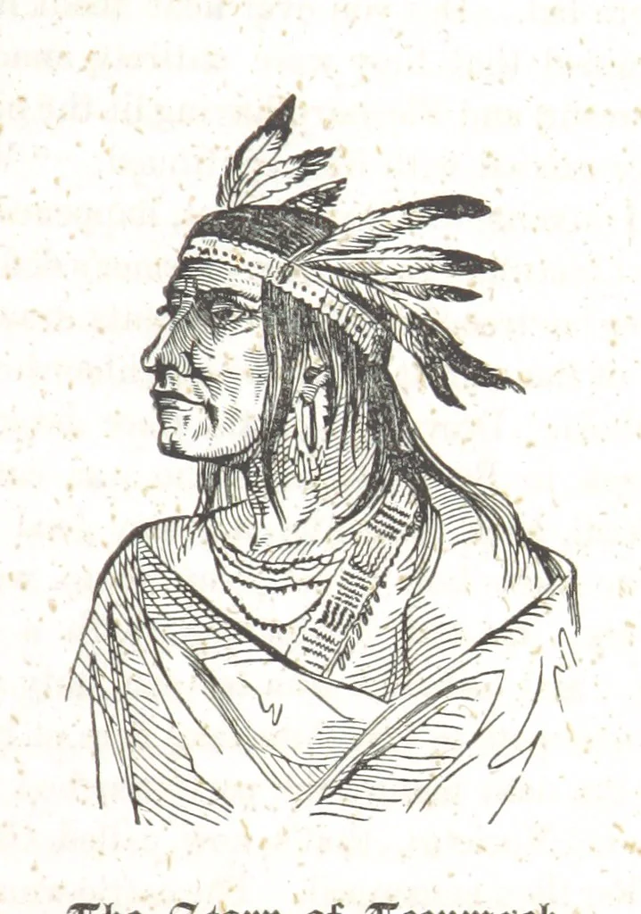 An illustration from Nights in a block house: or, sketches of border life, etc, 1852, leaf 57