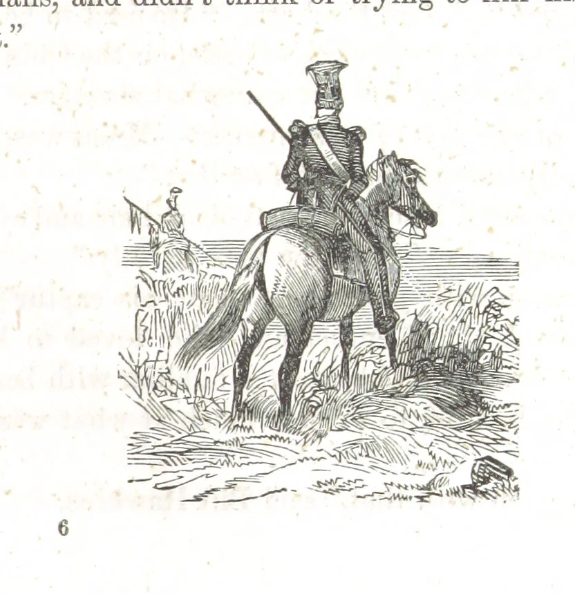An illustration from Nights in a block house: or, sketches of border life, etc, 1852, leaf 87