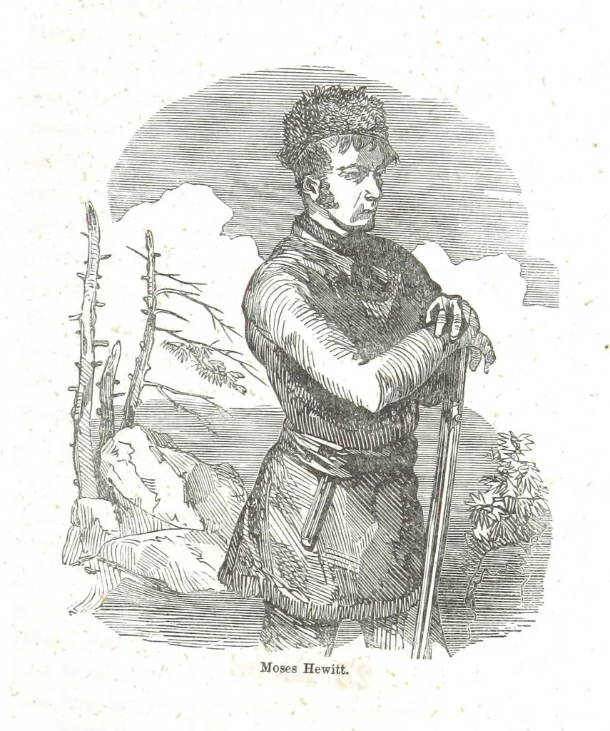 An illustration from Nights in a block house: or, sketches of border life, etc, 1852, leaf 91