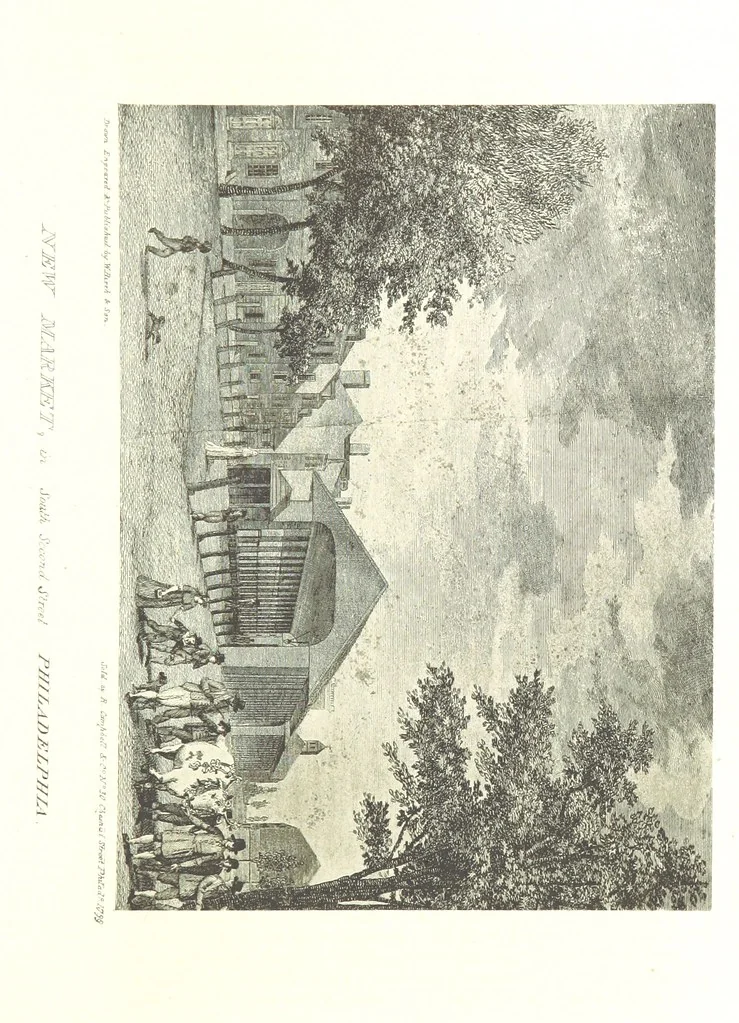 An illustration from Annals of Philadelphia, being a collection of memoirs, anecdotes, and incidents of the city and its inhabitants, from the days of the Pilgrim founders ... To which is added an appendix, containing olden time researches and reminiscences of New York City, 1844, leaf 211