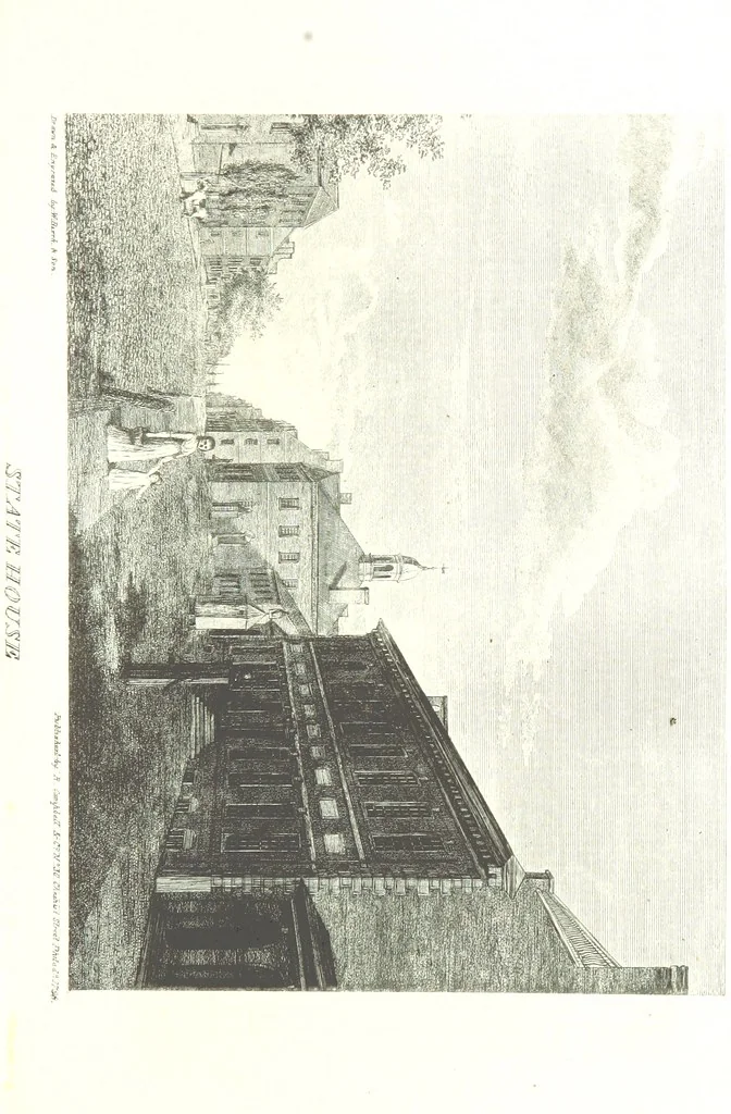 An illustration from Annals of Philadelphia, being a collection of memoirs, anecdotes, and incidents of the city and its inhabitants, from the days of the Pilgrim founders ... To which is added an appendix, containing olden time researches and reminiscences of New York City, 1844, leaf 237