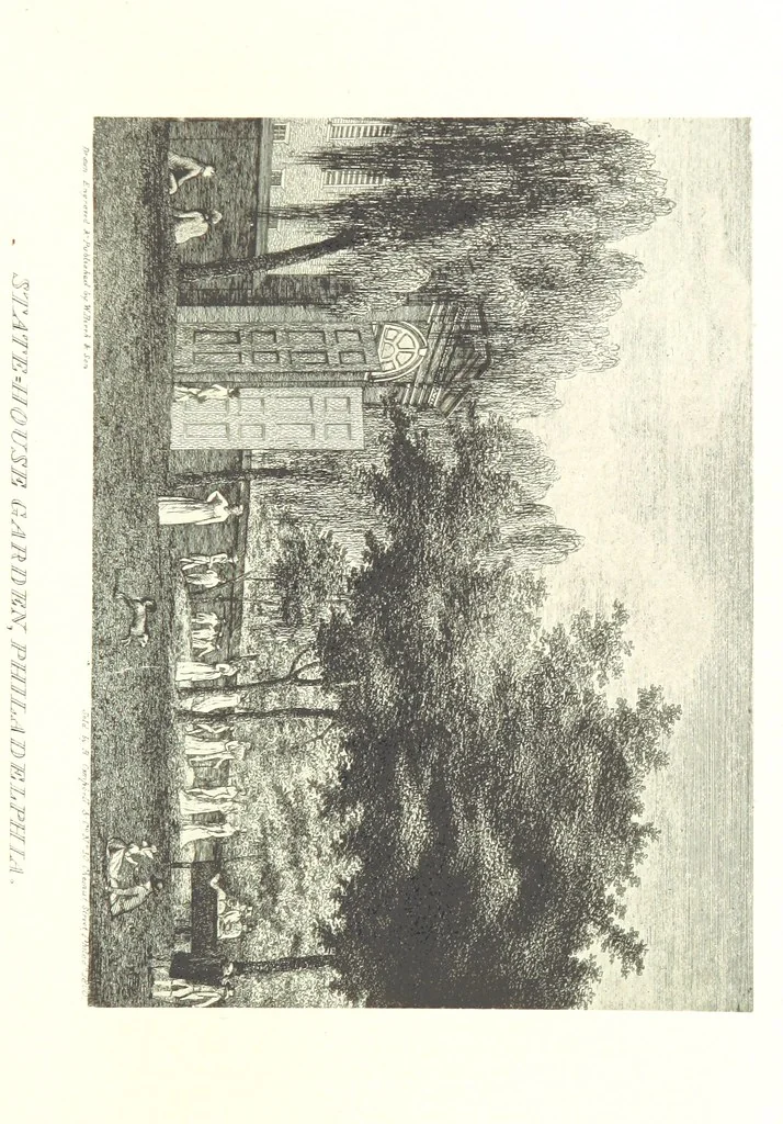 An illustration from Annals of Philadelphia, being a collection of memoirs, anecdotes, and incidents of the city and its inhabitants, from the days of the Pilgrim founders ... To which is added an appendix, containing olden time researches and reminiscences of New York City, 1844, leaf 241