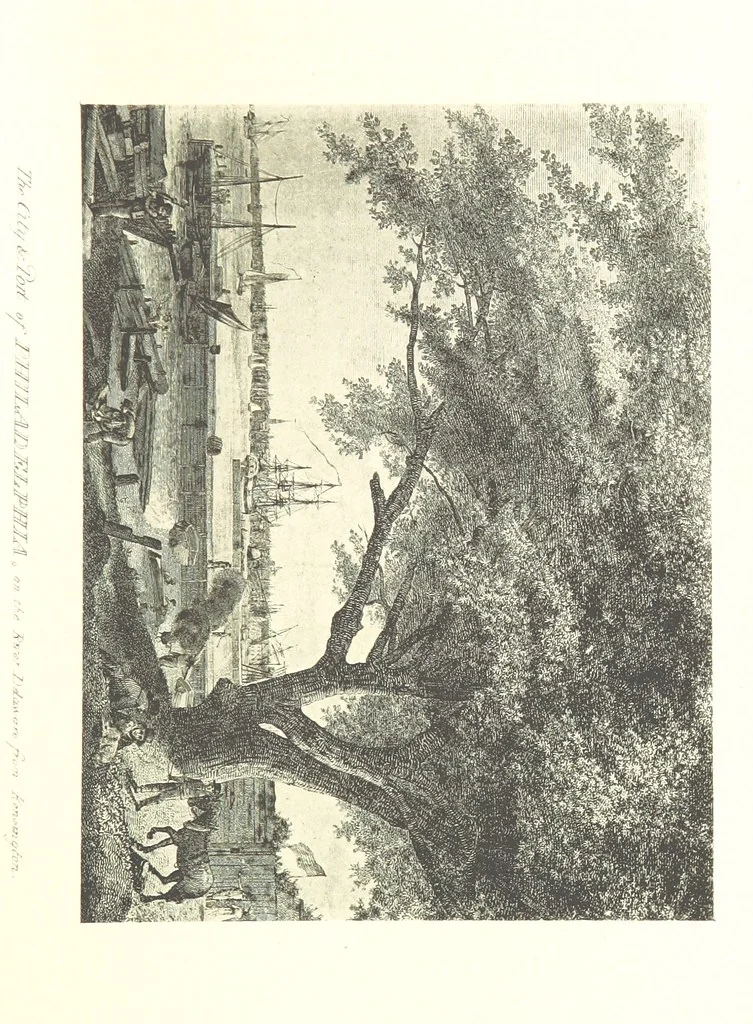 An illustration from Annals of Philadelphia, being a collection of memoirs, anecdotes, and incidents of the city and its inhabitants, from the days of the Pilgrim founders ... To which is added an appendix, containing olden time researches and reminiscences of New York City, 1844, leaf 27
