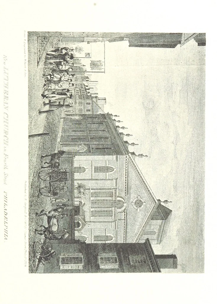 An illustration from Annals of Philadelphia, being a collection of memoirs, anecdotes, and incidents of the city and its inhabitants, from the days of the Pilgrim founders ... To which is added an appendix, containing olden time researches and reminiscences of New York City, 1844, leaf 359