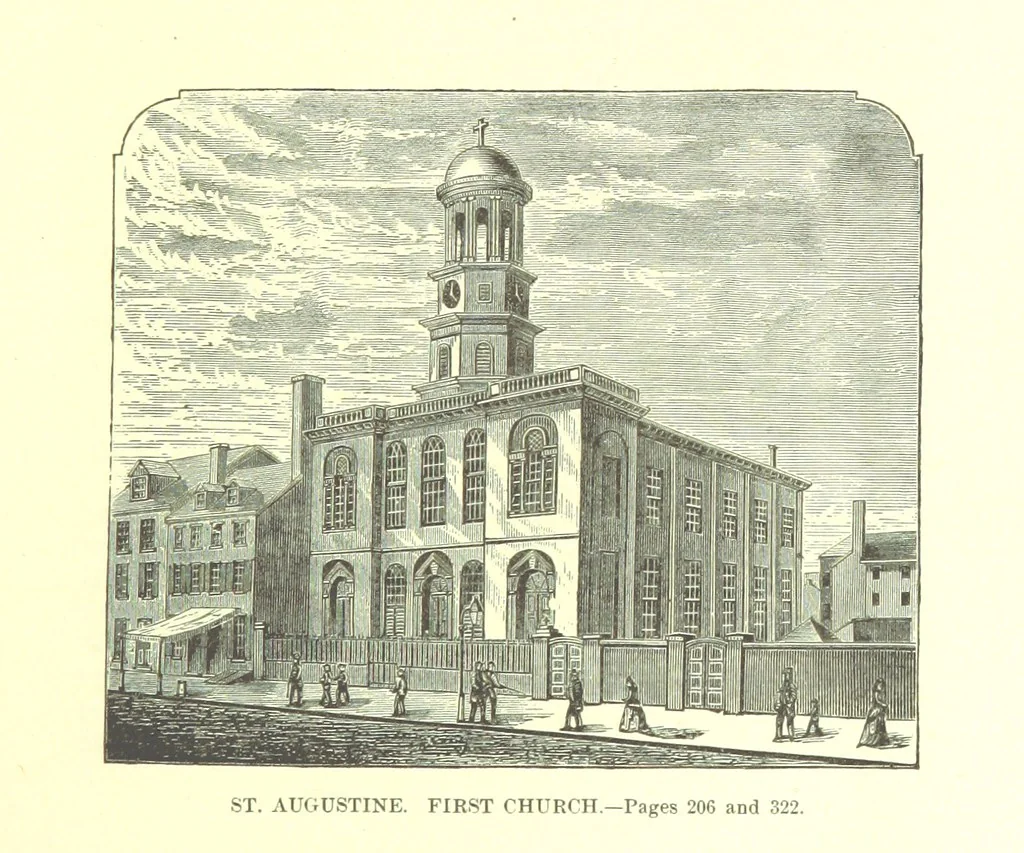 An illustration from Annals of Philadelphia, being a collection of memoirs, anecdotes, and incidents of the city and its inhabitants, from the days of the Pilgrim founders ... To which is added an appendix, containing olden time researches and reminiscences of New York City, 1844, leaf 371