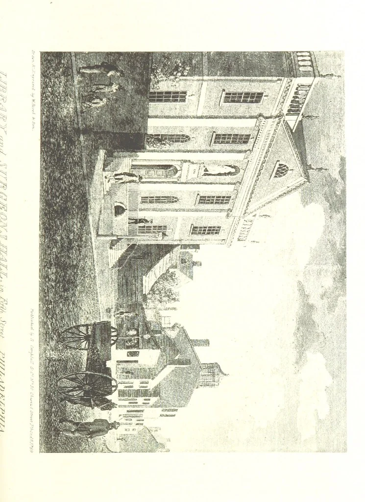An illustration from Annals of Philadelphia, being a collection of memoirs, anecdotes, and incidents of the city and its inhabitants, from the days of the Pilgrim founders ... To which is added an appendix, containing olden time researches and reminiscences of New York City, 1844, leaf 393