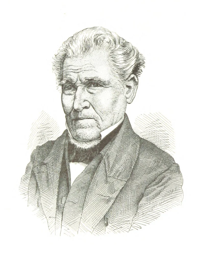 An illustration from Annals of Philadelphia, being a collection of memoirs, anecdotes, and incidents of the city and its inhabitants, from the days of the Pilgrim founders ... To which is added an appendix, containing olden time researches and reminiscences of New York City, 1844, leaf 8