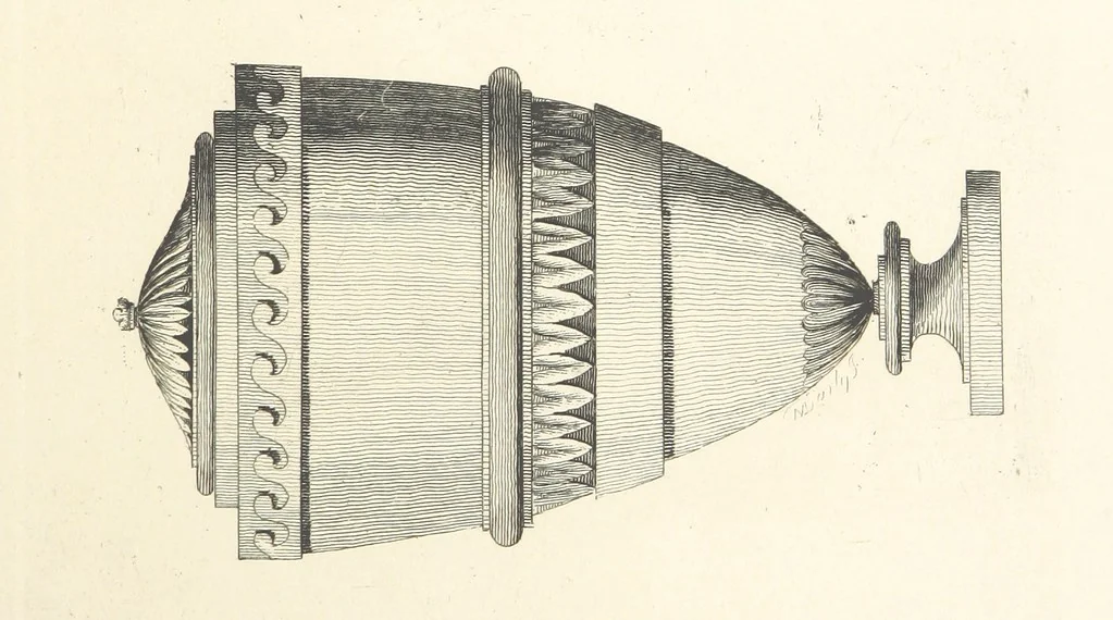 An illustration from Old English and French ornaments; comprising 244 Designs ... by Chippendale, I. Jones, Johnson, Lock, and Pether ... Collected and republished by J. W, 1858, leaf 135