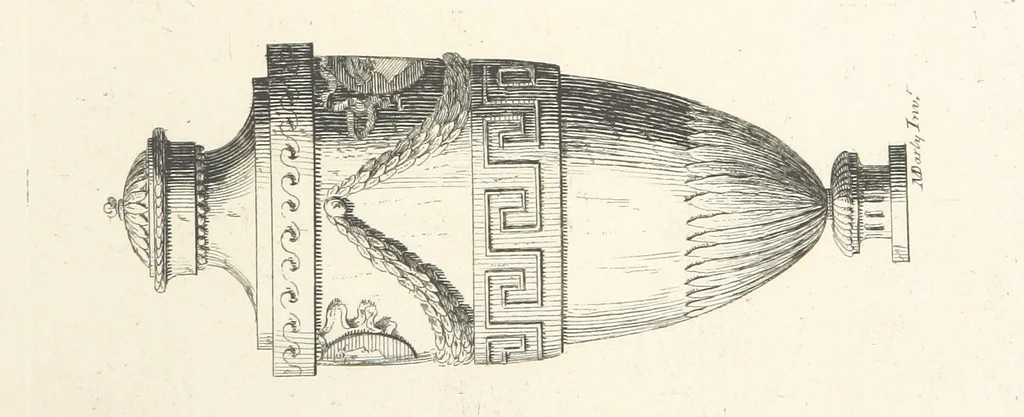 An illustration from Old English and French ornaments; comprising 244 Designs ... by Chippendale, I. Jones, Johnson, Lock, and Pether ... Collected and republished by J. W, 1858, leaf 137