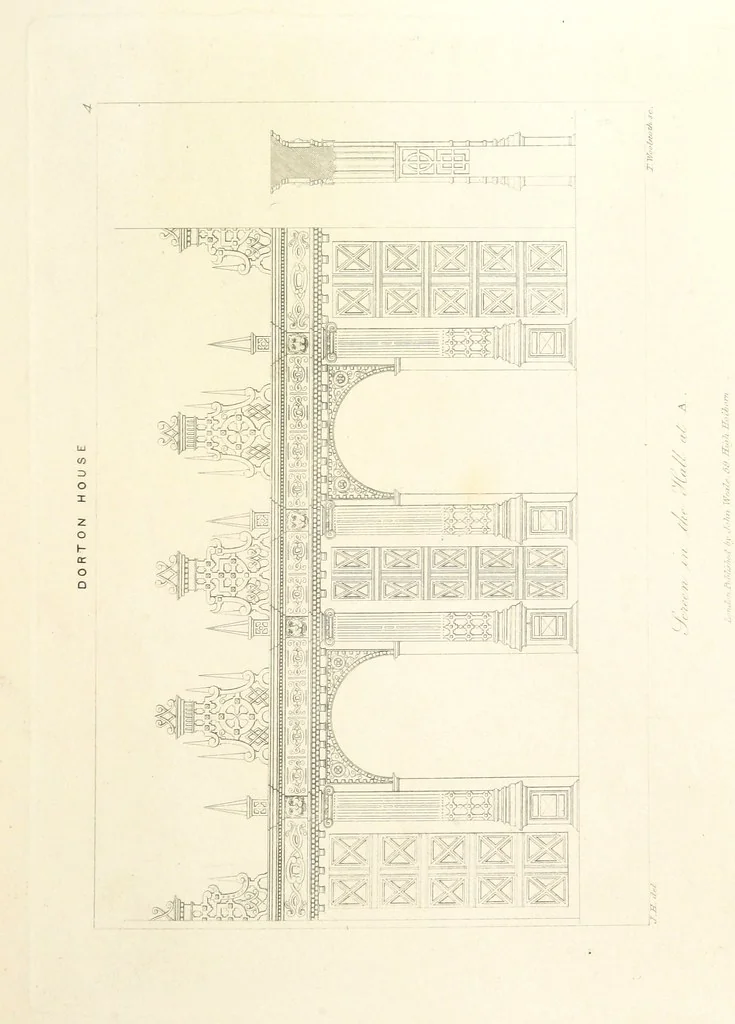 An illustration from Old English and French ornaments; comprising 244 Designs ... by Chippendale, I. Jones, Johnson, Lock, and Pether ... Collected and republished by J. W, 1858, leaf 165