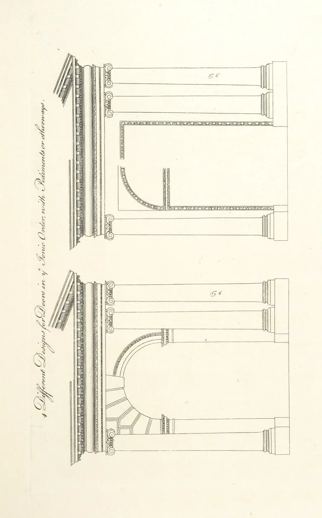 An illustration from Old English and French ornaments; comprising 244 Designs ... by Chippendale, I. Jones, Johnson, Lock, and Pether ... Collected and republished by J. W, 1858, leaf 177