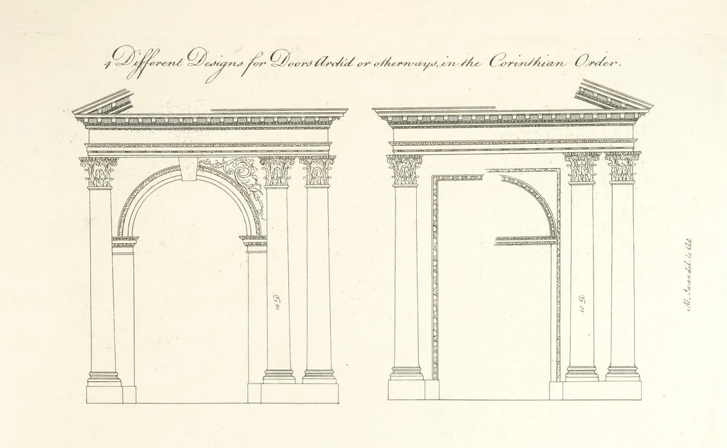 An illustration from Old English and French ornaments; comprising 244 Designs ... by Chippendale, I. Jones, Johnson, Lock, and Pether ... Collected and republished by J. W, 1858, leaf 193