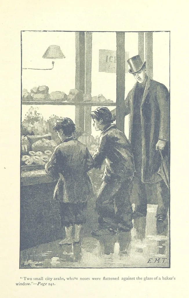 An illustration from For Auld Lang Syne; a nineteenth century story ... Illustrated by E. M. Taylor, 1889, leaf 245