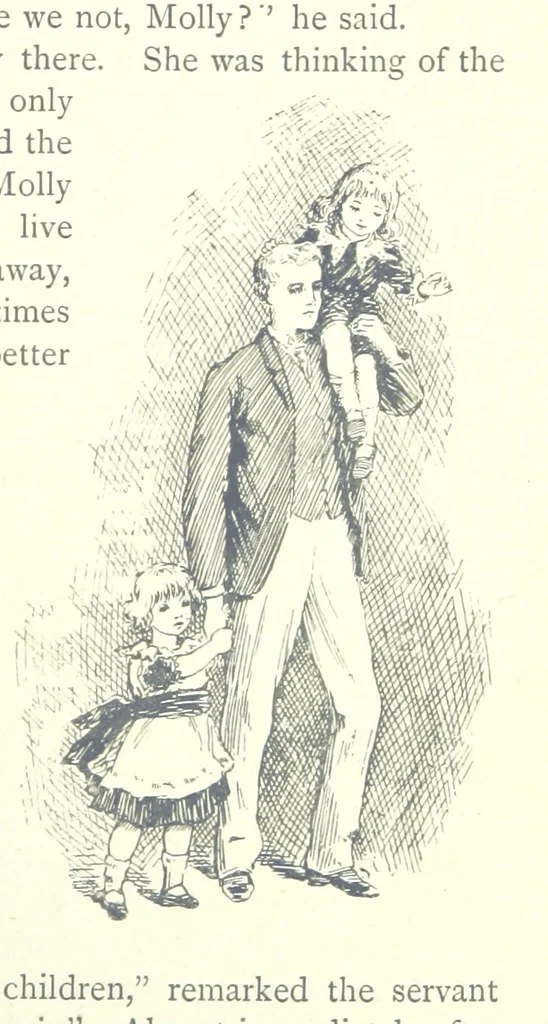 An illustration from For Auld Lang Syne; a nineteenth century story ... Illustrated by E. M. Taylor, 1889, leaf 395