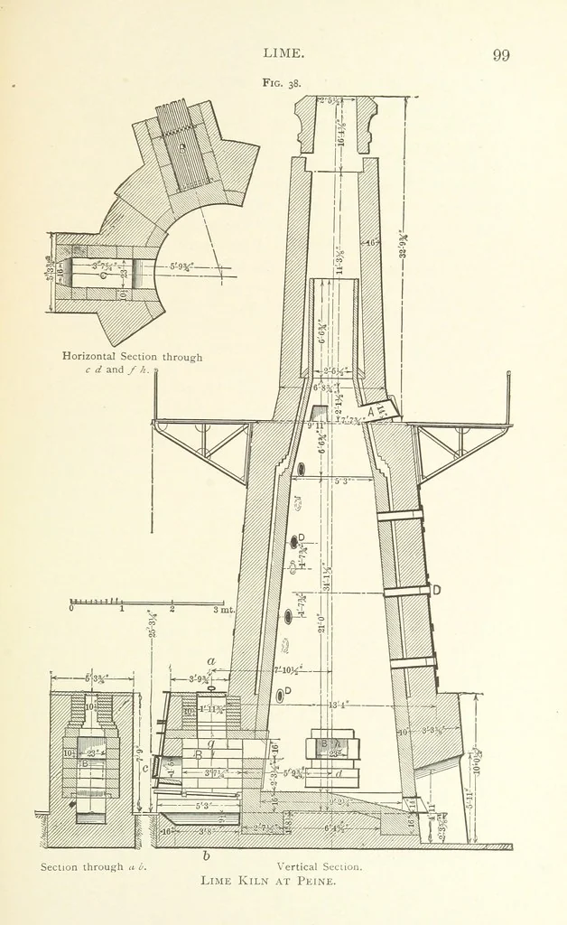An illustration from Wedding's Basic Bessemer Process. Translated [from the supplement to the author's Darstellung des schmiedbaren Eisens” entitled, “Basische Bessemer oder Thomas Process”] ... by W. B. Phillips ... and E. Prochaska ... With a supplementary chapter on dephosphorization in the basic open-hearth furnace, by E. Prochaska, 1891, leaf 119
