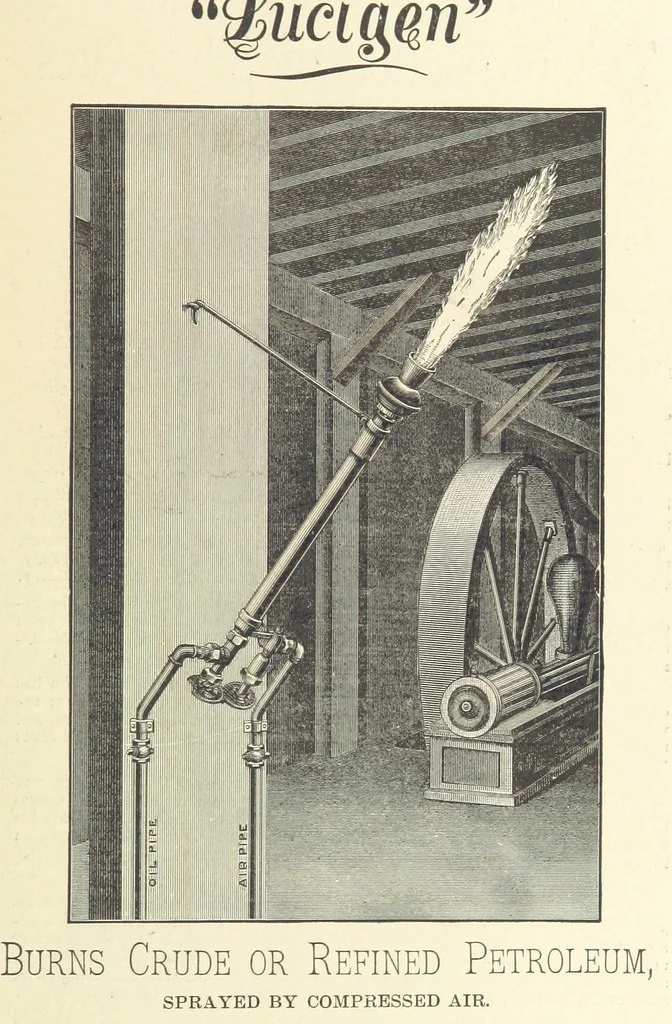 An illustration from Wedding's Basic Bessemer Process. Translated [from the supplement to the author's Darstellung des schmiedbaren Eisens” entitled, “Basische Bessemer oder Thomas Process”] ... by W. B. Phillips ... and E. Prochaska ... With a supplementary chapter on dephosphorization in the basic open-hearth furnace, by E. Prochaska, 1891, leaf 257