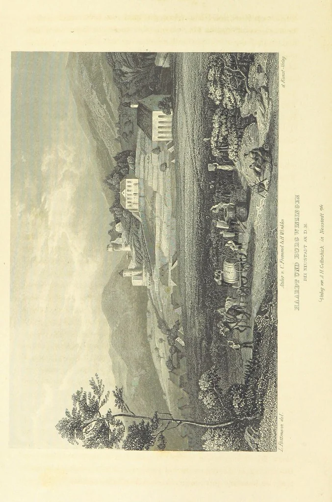 An illustration from Die malerische und romantische Pfalz, etc, 1840, leaf 102